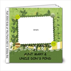KIDS AT POND - 6x6 Photo Book (20 pages)
