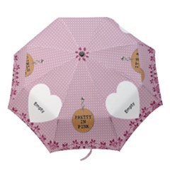 Girls Pretty Pink Umbrella - Folding Umbrella Girls Pretty Pink Umbrella - Folding Umbrella