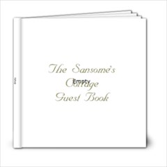 Cottage Guest Book - 6x6 Photo Book (20 pages)
