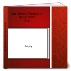 Our Family Cookbook 2010 - 12x12 Photo Book (60 pages)