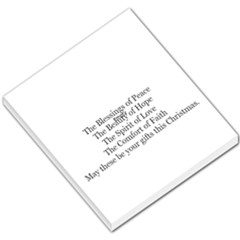 christmas gift tag - Small Memo Pads