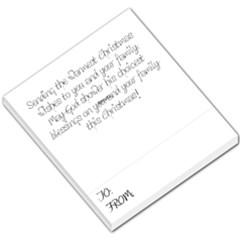christmas gift tag - Small Memo Pads