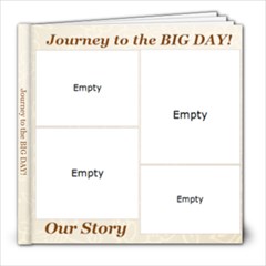 Journey to the Big Day! - 8x8 Photo Book (39 pages)