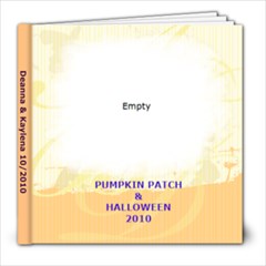 2010 Pumpkin Patch & Halloween - 8x8 Photo Book (20 pages)