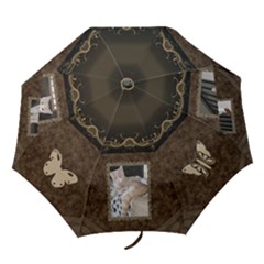 Brown Butterfly Folding Umbrella Brown Butterfly Folding Umbrella