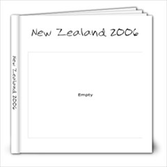 New Zealand 2006 - 8x8 Photo Book (39 pages)