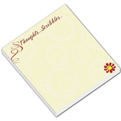 Thoughts & Scribbles Yellow Small Memopad - Small Memo Pads Thoughts & Scribbles Yellow Small Memopad - Small Memo Pads