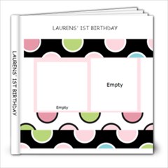 LAURENS  1ST BIRTHDAY - 8x8 Photo Book (39 pages)