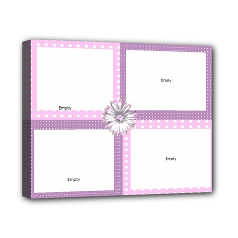 4 pic 8x10 canvas template girl - Canvas 10  x 8  (Stretched)