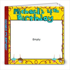 Michael s 4th Bday! - 8x8 Photo Book (39 pages)