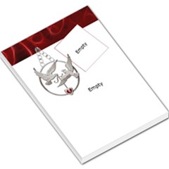 Love Birds Large Memo Pad - Large Memo Pads
