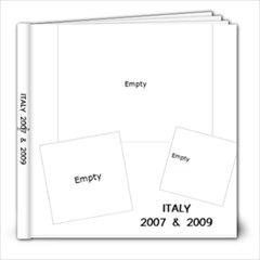 Italy - 8x8 Photo Book (30 pages)