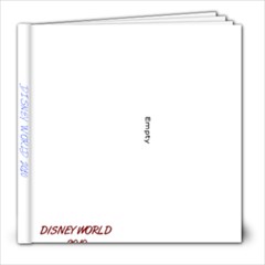 DISNEY WORLD 2010 - 8x8 Photo Book (39 pages)