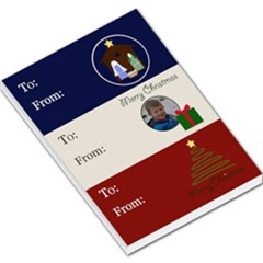 Christmas Gift Tags or Cards - Large Memo Pads Christmas Gift Tags or Cards - Large Memo Pads