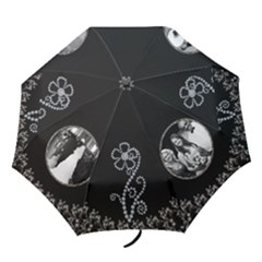 Classy Black & Diamonds Folding Umbrella Classy Black & Diamonds Folding Umbrella