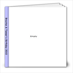 Tanner & Braxtons Birthday - 8x8 Photo Book (20 pages)