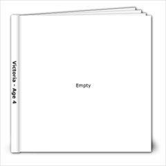 all about me at Age 4 - 8x8 Photo Book (30 pages)