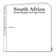 South Africa - 8x8 Photo Book (20 pages)