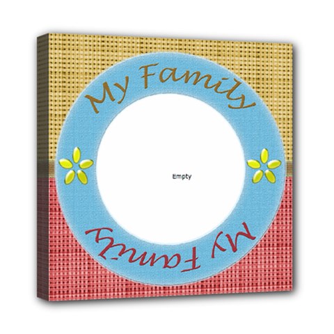 My Family - streched canvas 8x8 - Mini Canvas 8 x 8 (Stretched) My Family - streched canvas 8x8 - Mini Canvas 8 x 8 (Stretched)