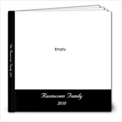 The Rasmussen Family Scrapbook 2010 - 8x8 Photo Book (39 pages)