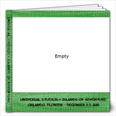 Universal Parks 2010 - 12x12 Photo Book (20 pages)
