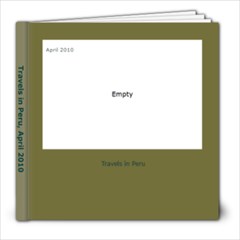 Travels in Peru - 8x8 Photo Book (30 pages)