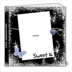 8x8 Book TO COPY Sweet 16 Blue - 8x8 Photo Book (20 pages)
