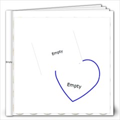 Just Married 12 x 12 Wedding Album - 12x12 Photo Book (20 pages)