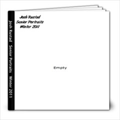 Josh Rustad 8x8 Senior Photo Book - 8x8 Photo Book (20 pages)