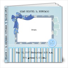 GIAN MIGUEL - 8x8 Photo Book (20 pages)