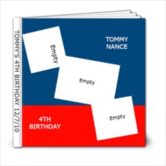 TOMMY S 4TH BIRTHDAY 2010 - 6x6 Photo Book (20 pages)