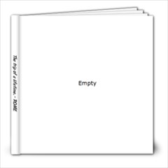 80 PAGE BOOK ON ROME - 8x8 Photo Book (80 pages)