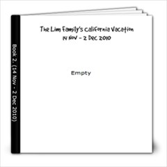 Lim USA Vacation 2 - 8x8 Photo Book (39 pages)