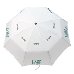 Live, Laugh, Love, Leap umbrella - Folding Umbrella