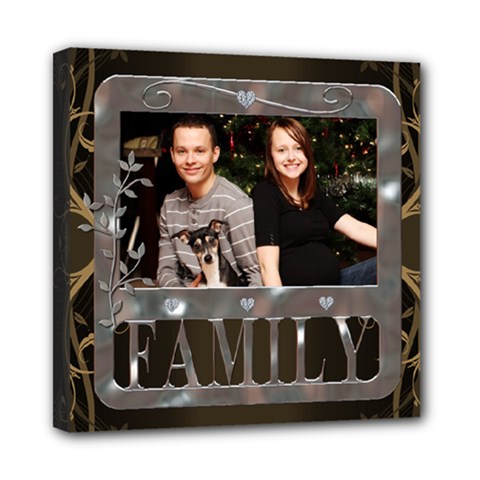 Family 8x8 Stretched Canvas - Mini Canvas 8 x 8 (Stretched) Family 8x8 Stretched Canvas - Mini Canvas 8 x 8 (Stretched)
