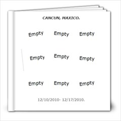 CANCUN - 8x8 Photo Book (20 pages)