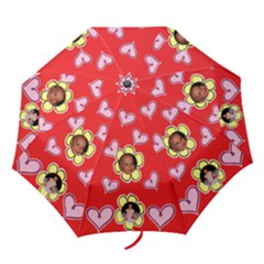 Hearts and flowers folding Umbrella Hearts and flowers folding Umbrella