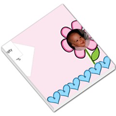 Sweet pink Hearts and Flowers Small Memo - Small Memo Pads Sweet pink Hearts and Flowers Small Memo - Small Memo Pads
