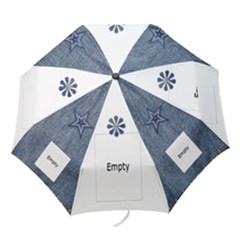 Blue Denim Folding Umbrella Blue Denim Folding Umbrella