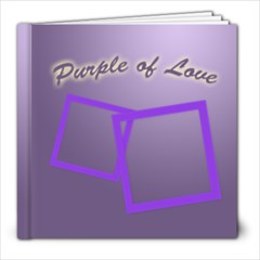Purple of love - 8x8 Photo Book (20 pages) Purple of love - 8x8 Photo Book (20 pages)