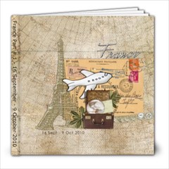 france part 1 39 page - 8x8 Photo Book (39 pages)