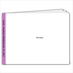 Lewis and Goodman Wedding - 9x7 Photo Book (20 pages)