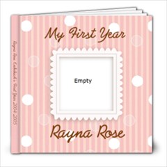 Rayna s First Year - 8x8 Photo Book (20 pages)