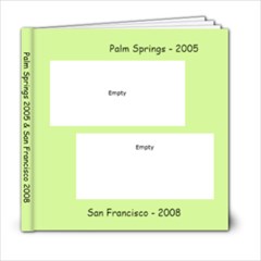 Palm Springs & San Fran - 6x6 Photo Book (20 pages)