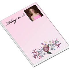 Things to do flowers,Large memo Pad - Large Memo Pads Things to do flowers,Large memo Pad - Large Memo Pads