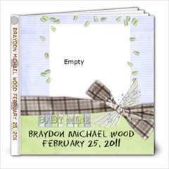 Braydon Baby  - 8x8 Photo Book (39 pages)