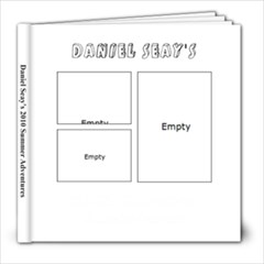 Seay 2010 Vacations - Daniel - 8x8 Photo Book (39 pages)