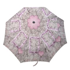 Easter Lavender heart umbrella - Folding Umbrella Easter Lavender heart umbrella - Folding Umbrella
