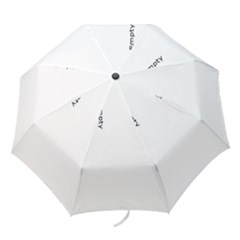 black and white butterflies umbrella - Folding Umbrella