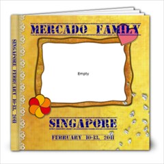 MERCADO FAMILY IN SINGAPORE - 8x8 Photo Book (20 pages)